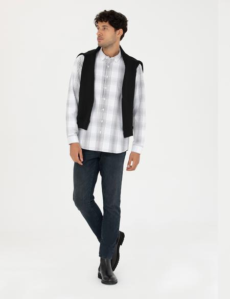 Antrasit Regular Fit Uzun Kollu Gömlek - 50277773007