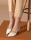 Bej Topuklu Terlik