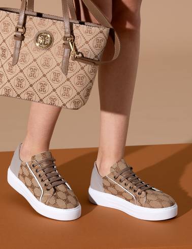Bej Sneaker