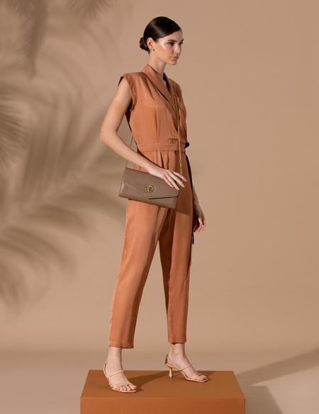 Kahverengi Comfort Fit Dokuma Tulum - 50262644034