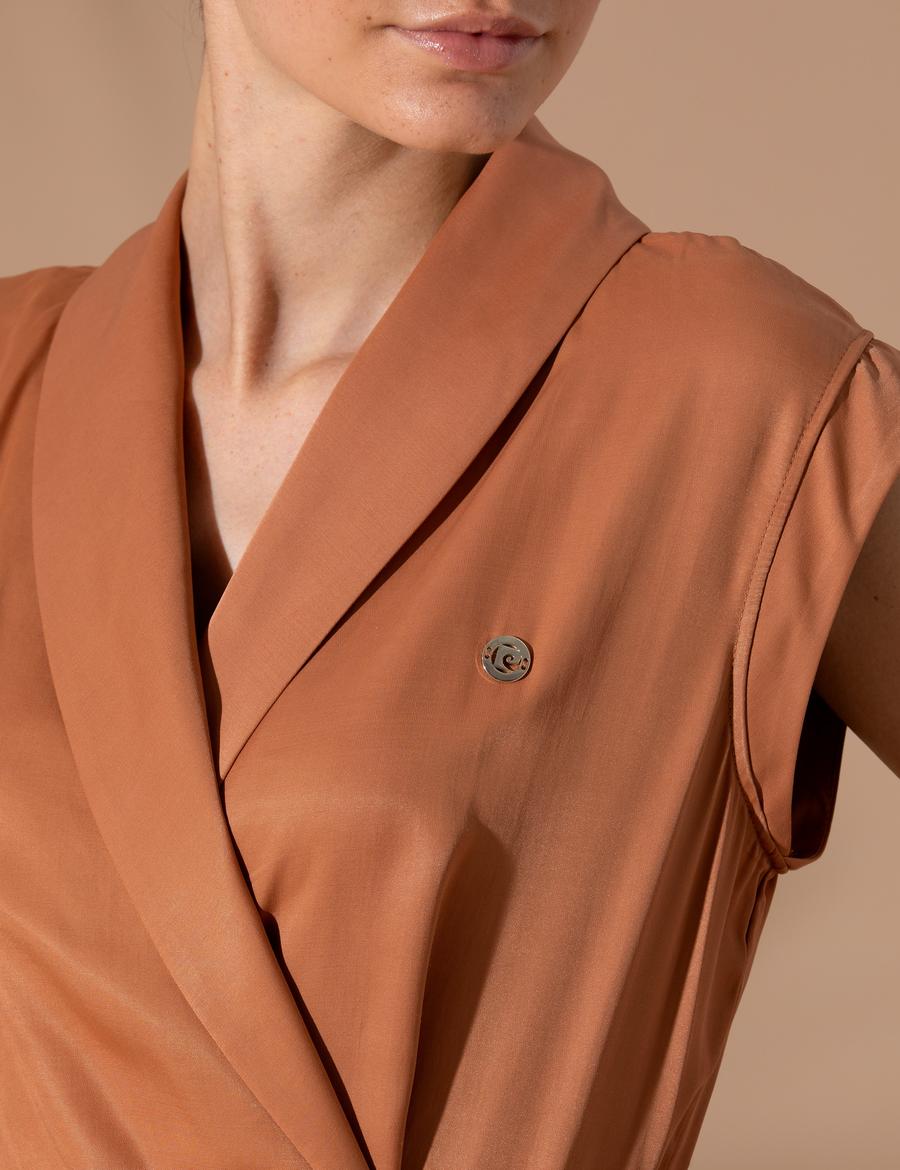 Kahverengi Comfort Fit Dokuma Tulum