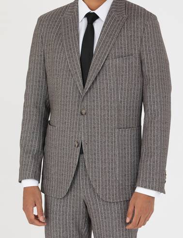 Kahverengi Ex. Slim Fit Takım Elbise