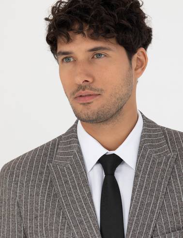 Kahverengi Ex. Slim Fit Takım Elbise