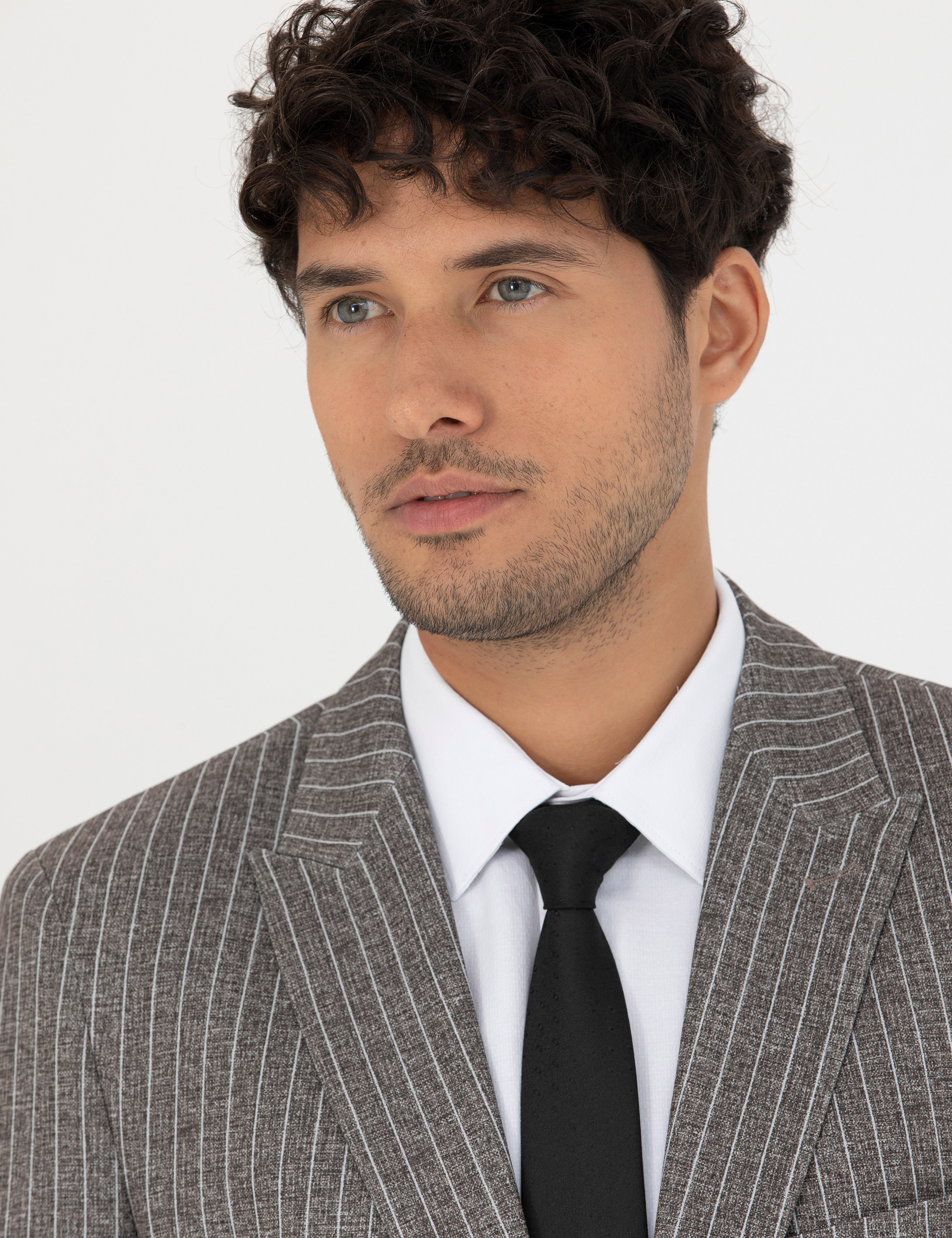 Kahverengi Ex. Slim Fit Takım Elbise - Image 2