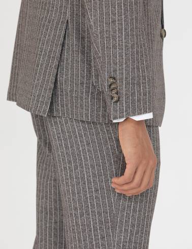 Kahverengi Ex. Slim Fit Takım Elbise