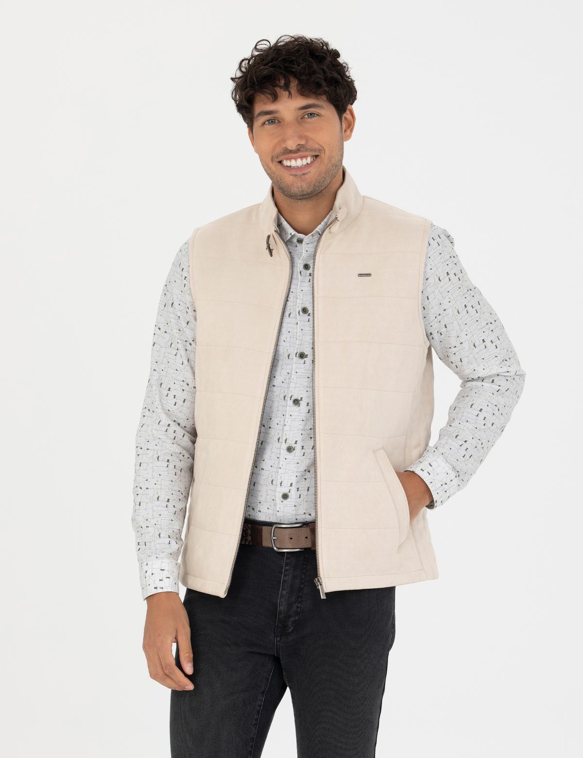 Bej Yelek - 50280296020