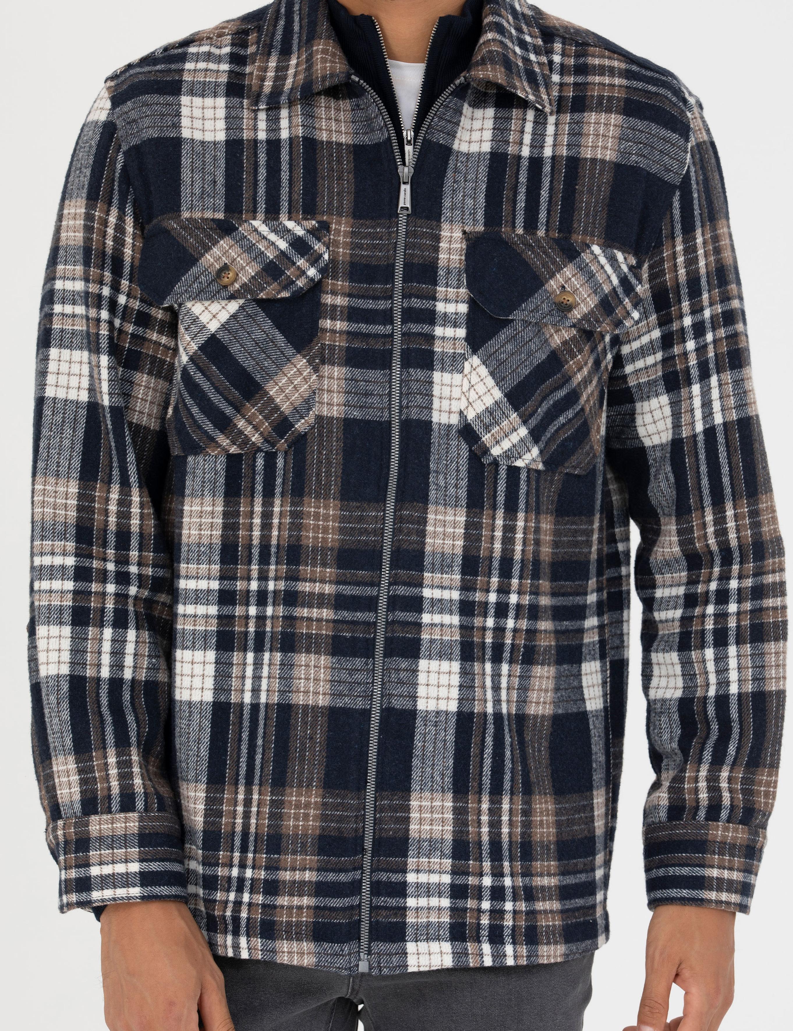 Lacivert Comfort Fit Gömlek Ceket