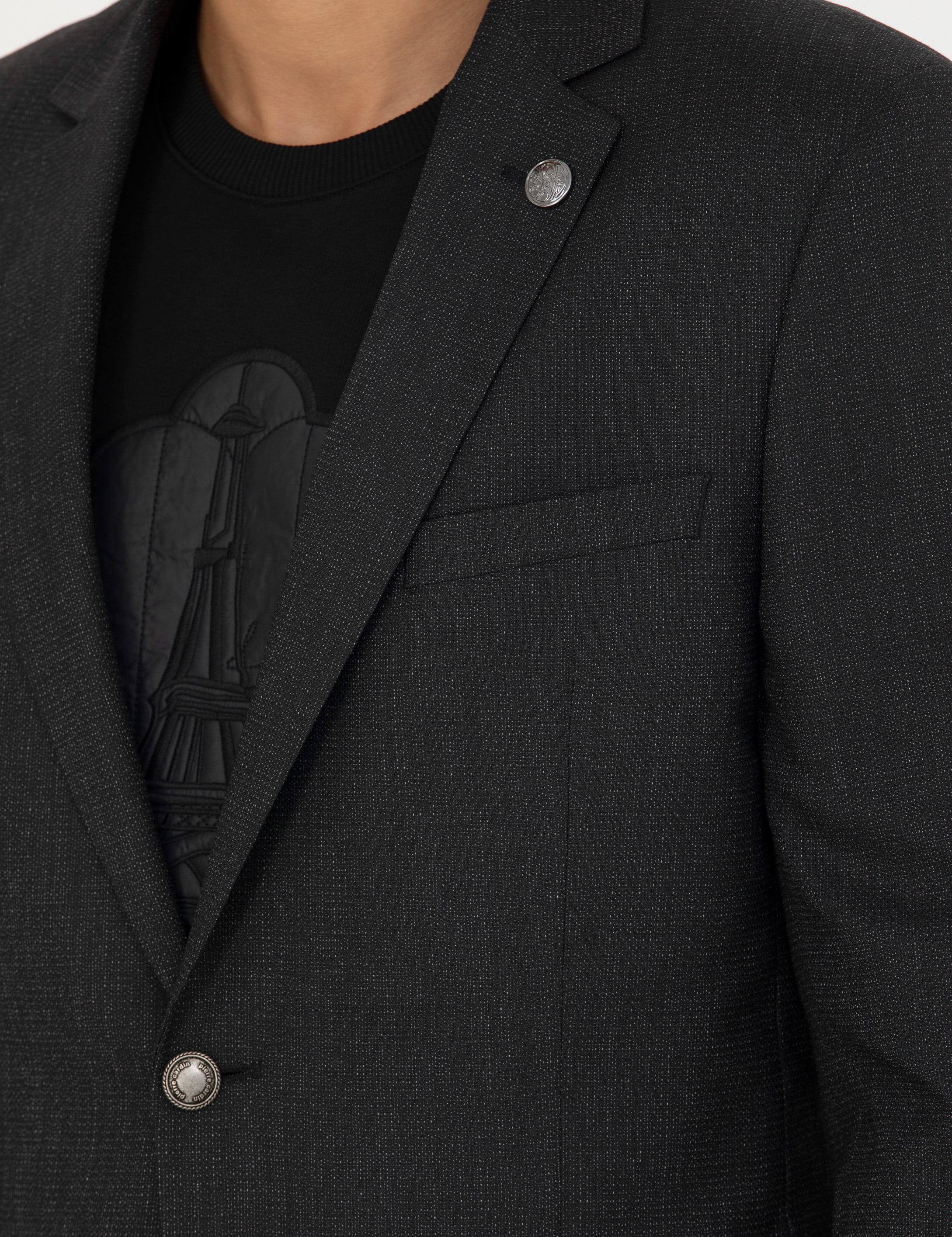 Siyah Ekstra Slim Fit Blazer Ceket