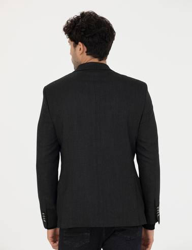 Siyah Ekstra Slim Fit Blazer Ceket