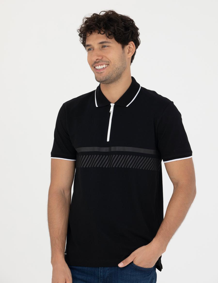 Siyah Slim Fit Tişört