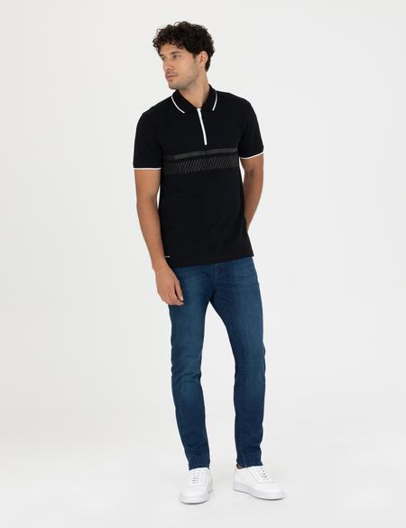Siyah Slim Fit Tişört - 50264202064