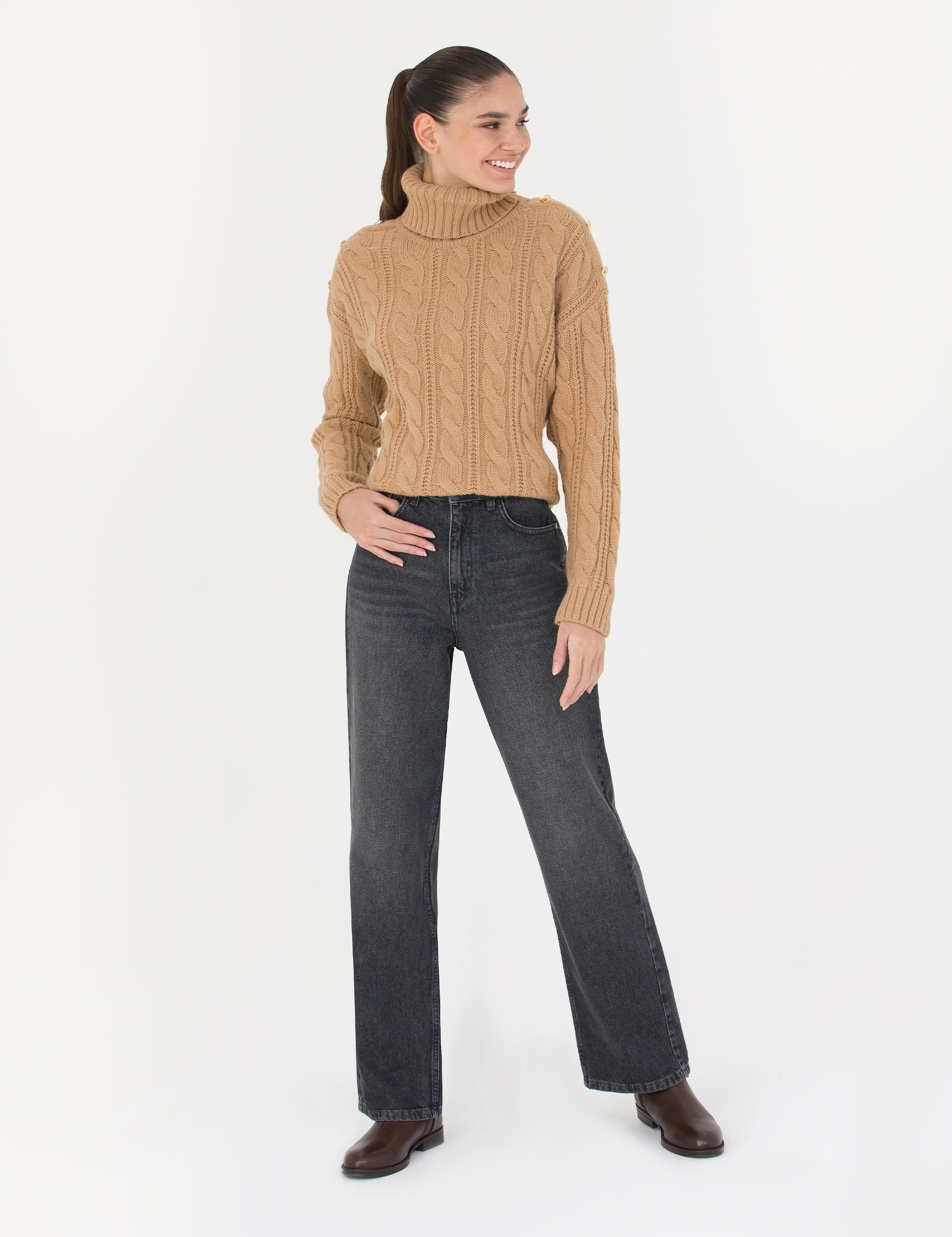 Gri Jean Pantolon