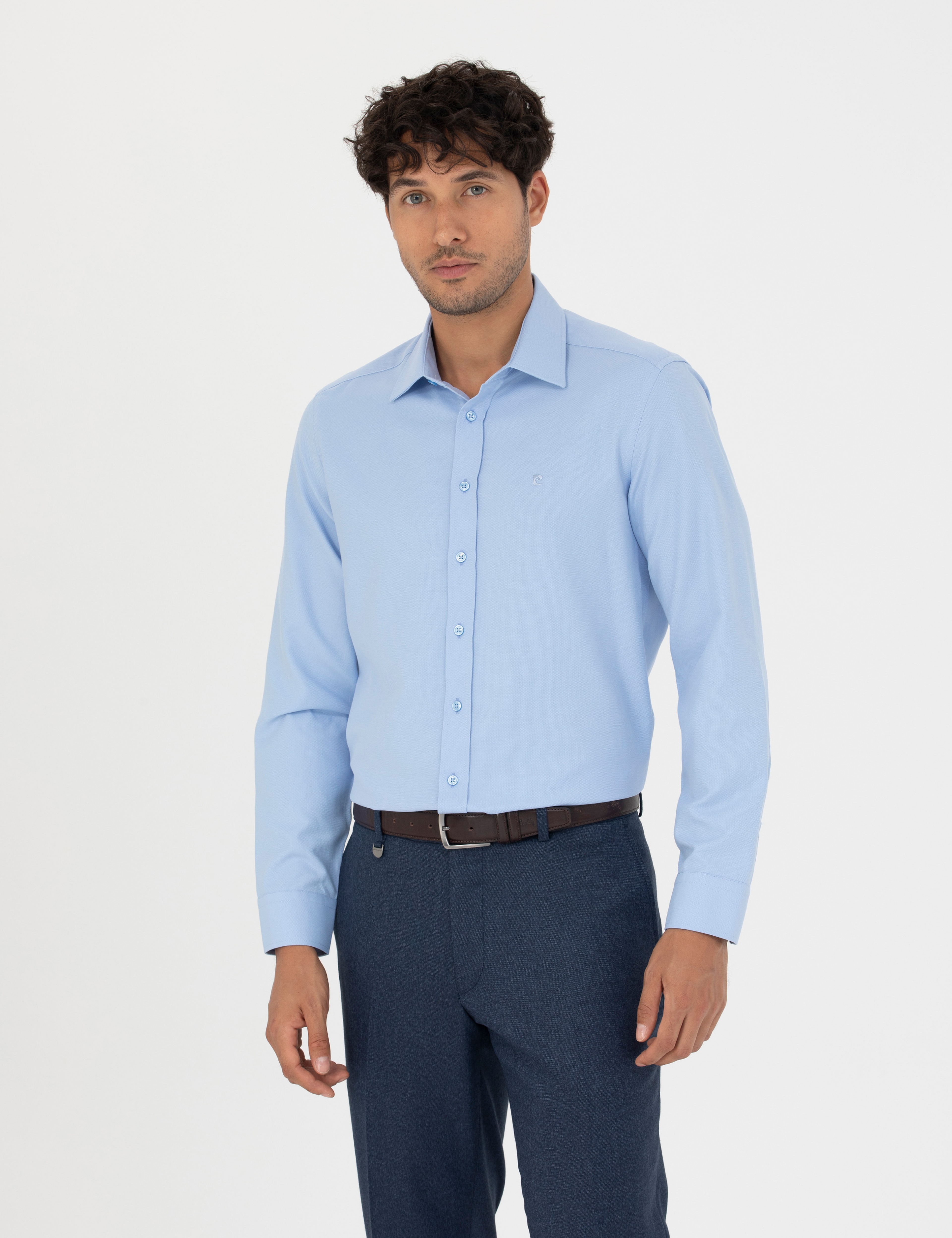 Saks Slim Fit Uzun Kollu Gömlek - Image 3