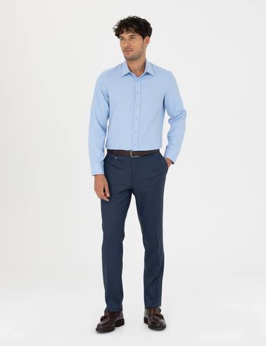 Saks Slim Fit Uzun Kollu Gömlek