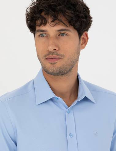 Saks Slim Fit Uzun Kollu Gömlek