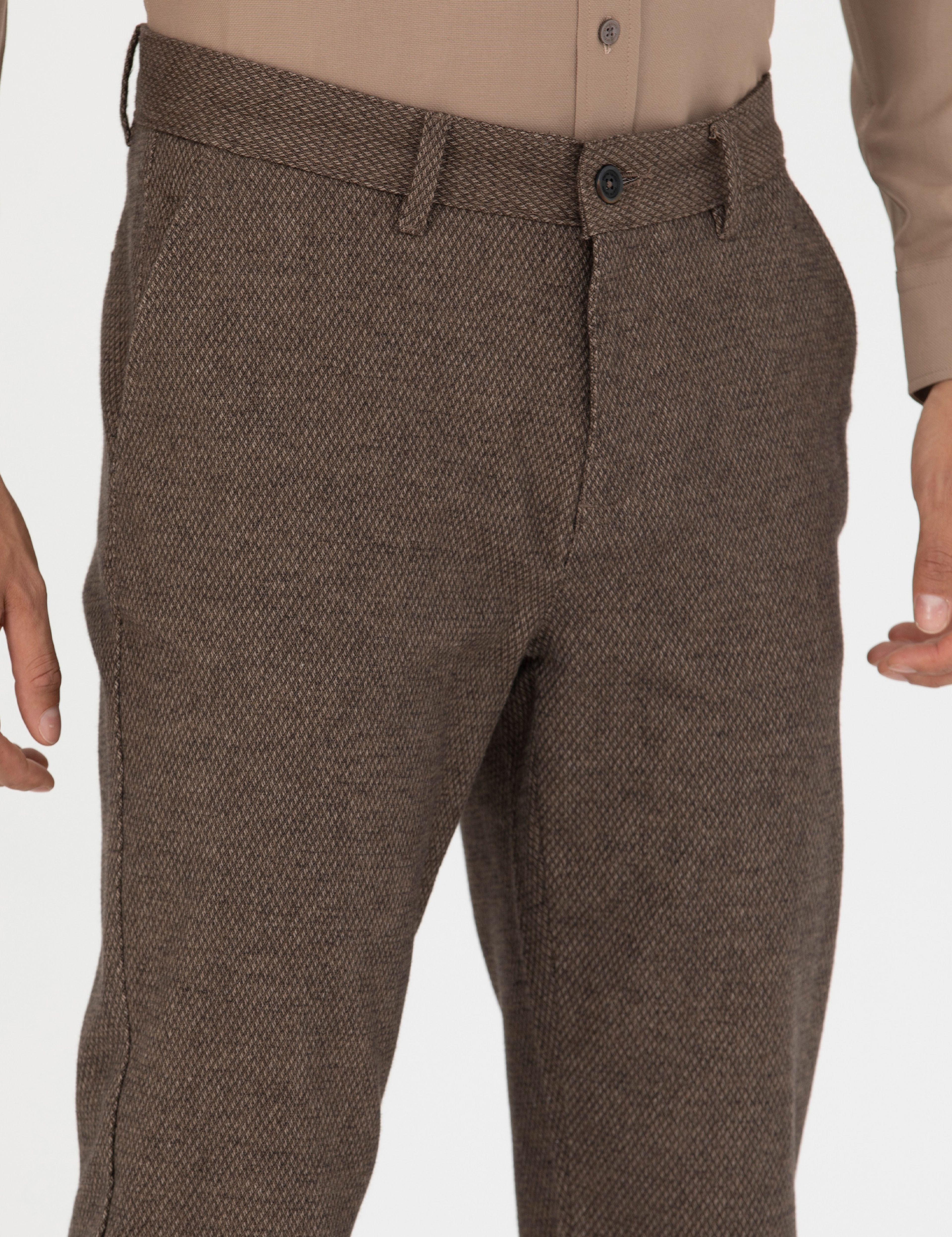 Vizon Slim Fit Kanvas Pantolon - Image 5