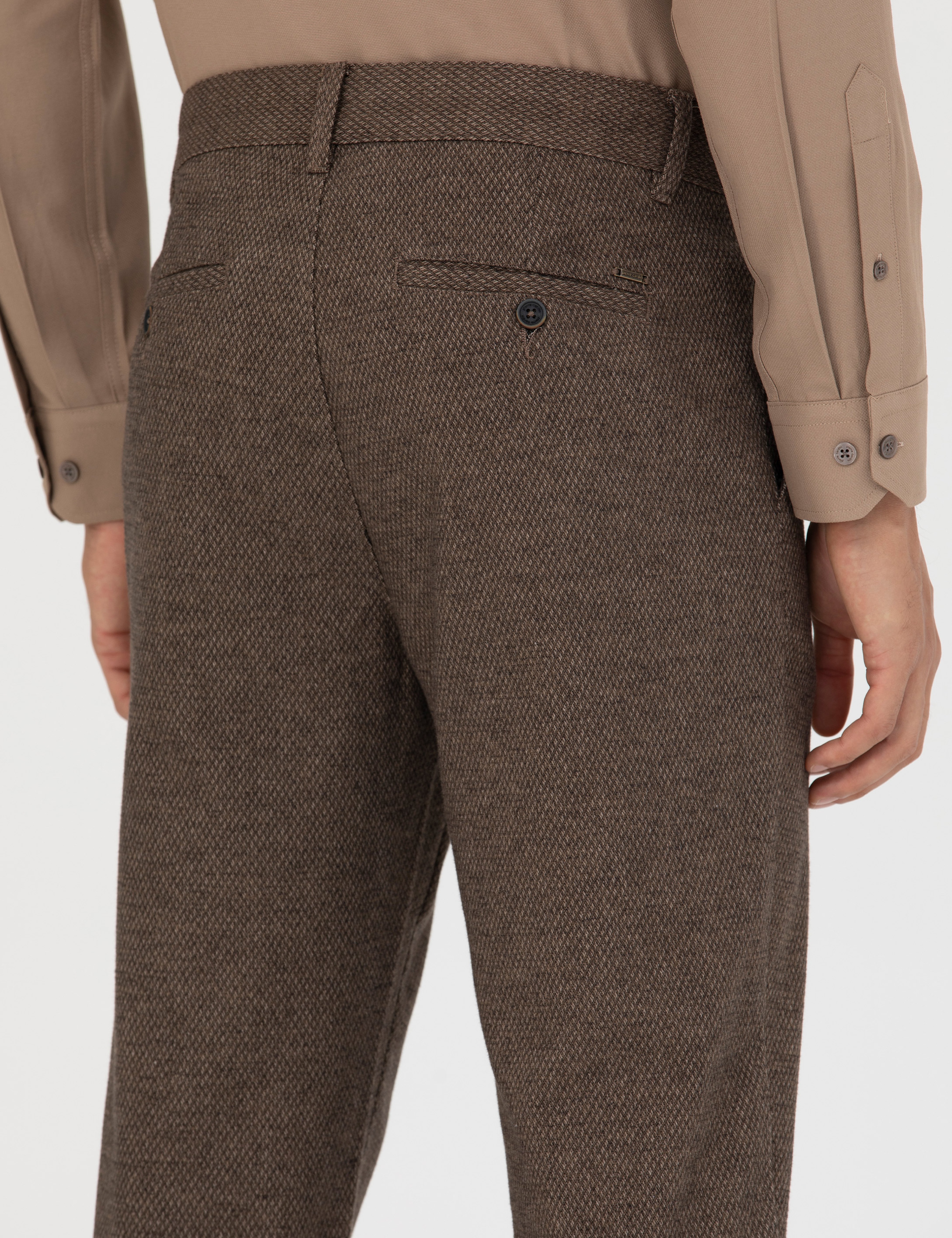 Vizon Slim Fit Kanvas Pantolon - Image 7