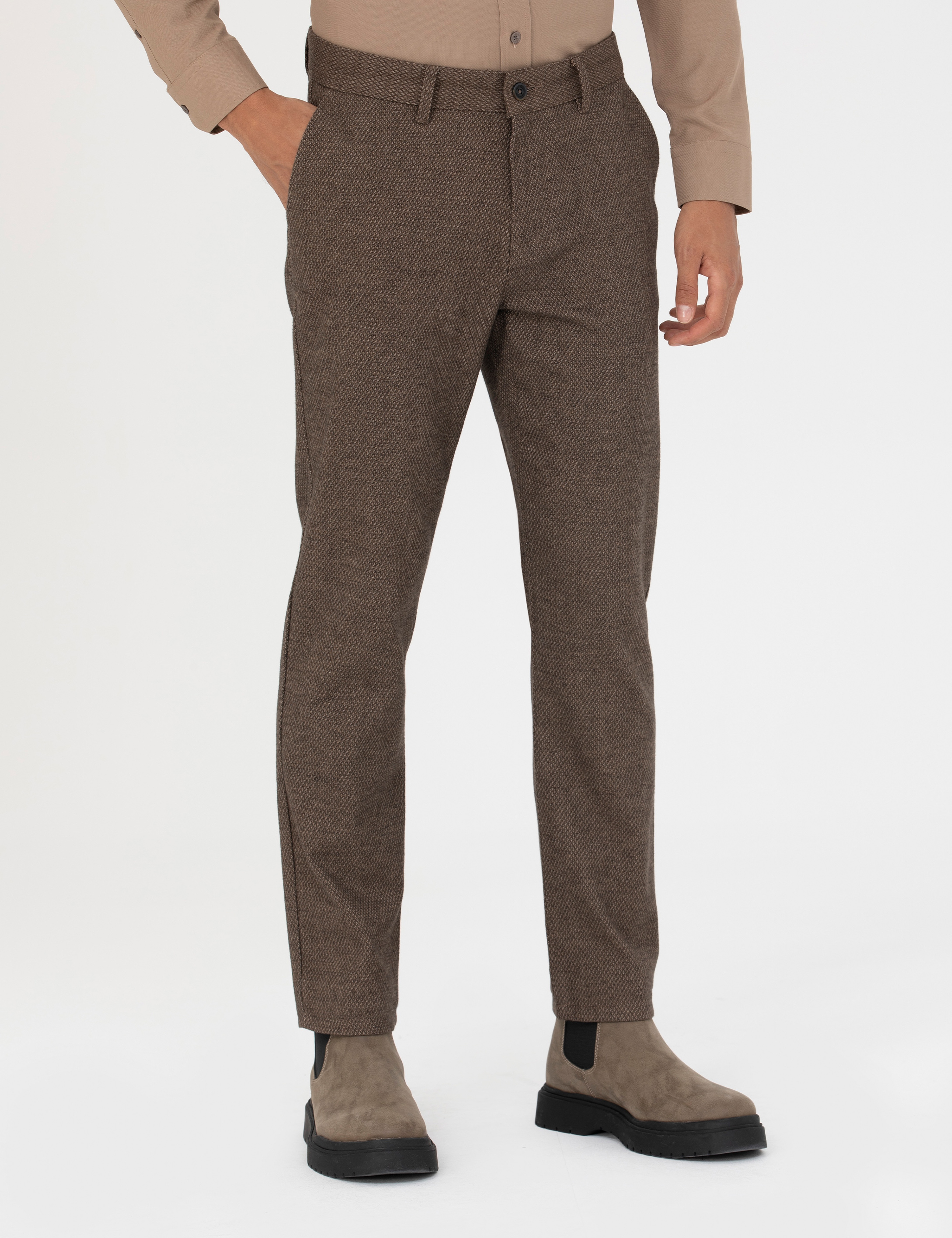 Vizon Slim Fit Kanvas Pantolon