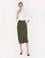 Haki Regular Dokuma Etek