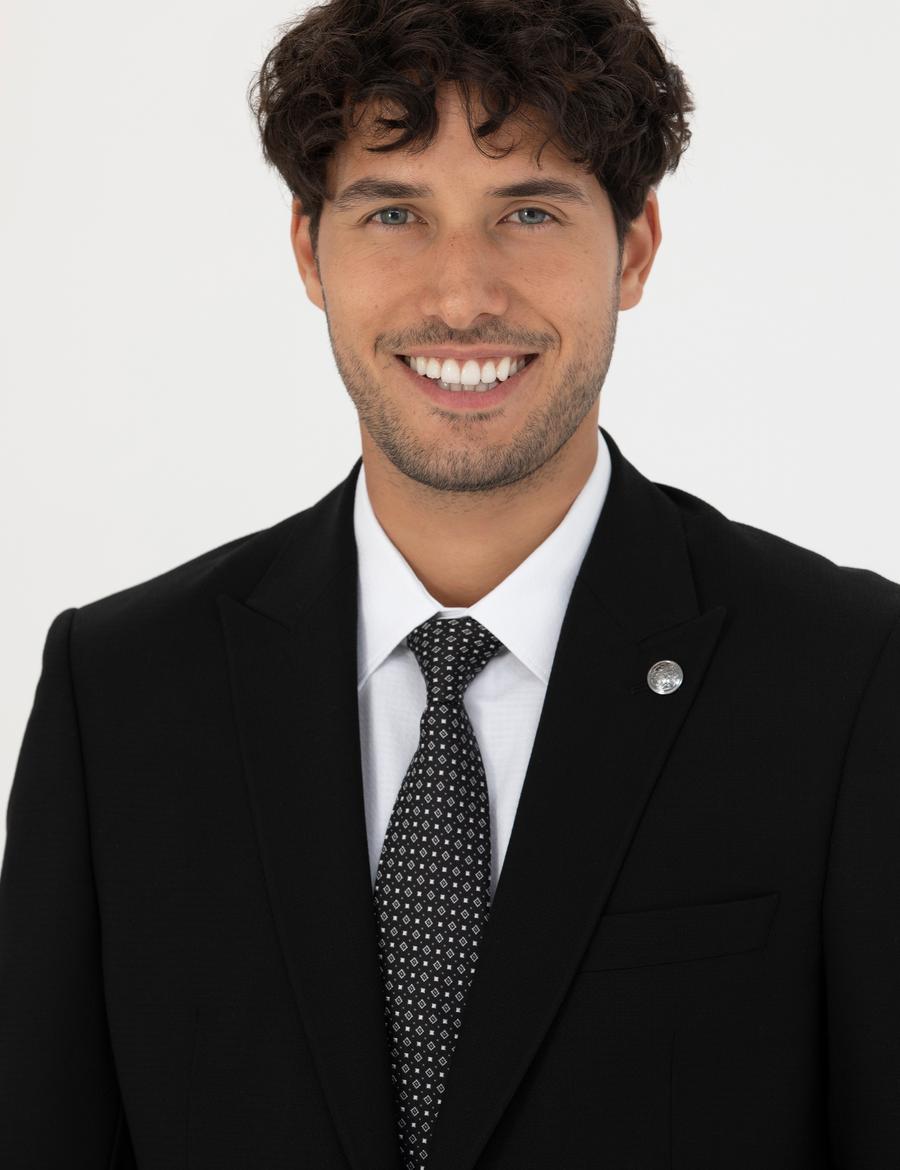 Siyah Slim Fit Takım Elbise