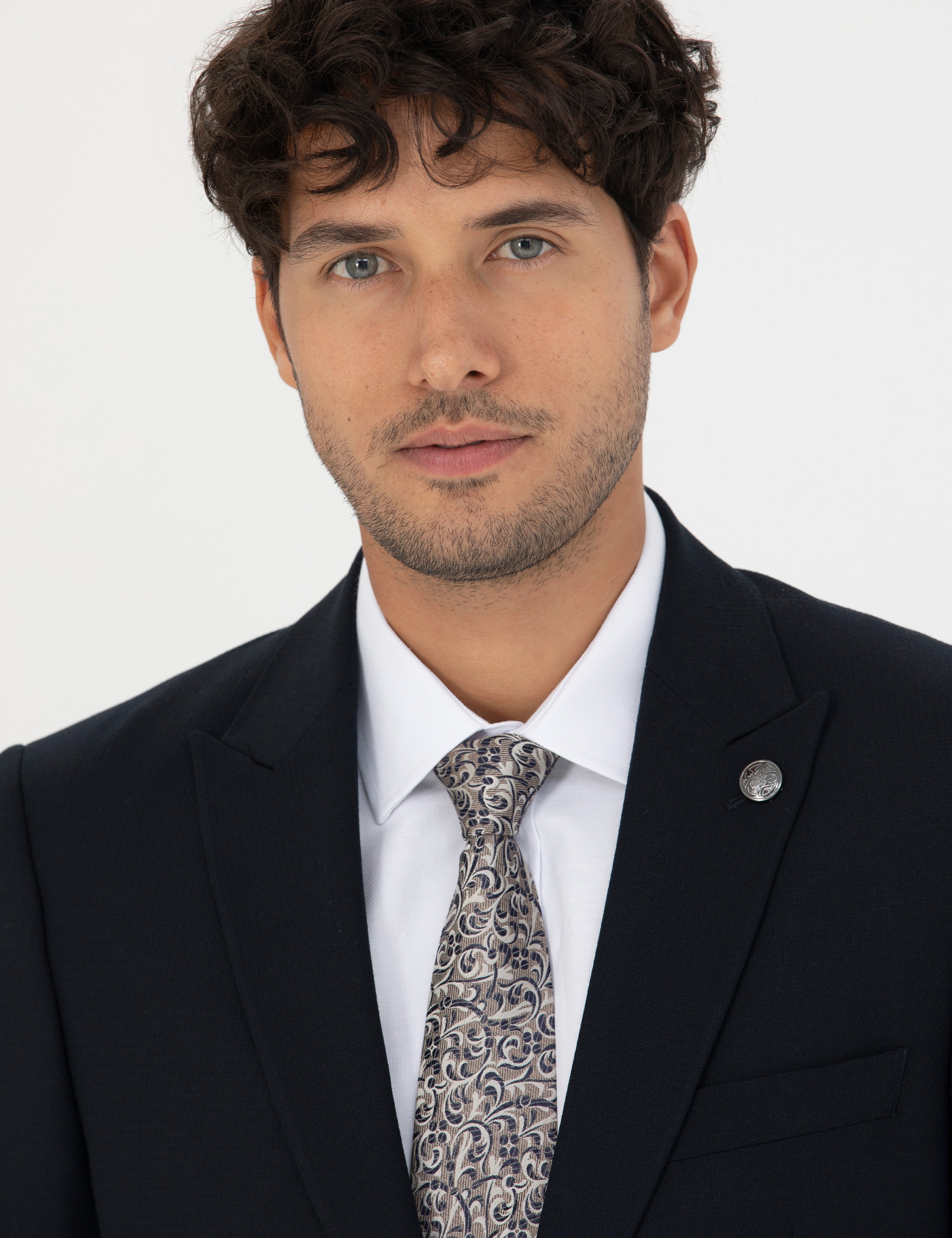 Lacivert Slim Fit Takım Elbise - Image 2