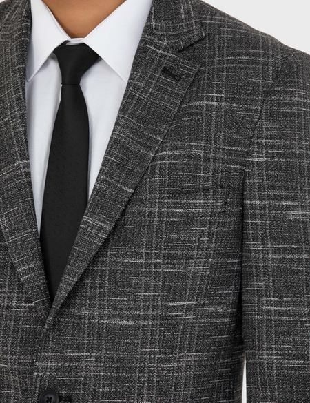 Siyah Slim Fit Ceket - 50273425017