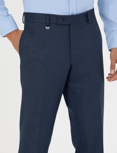 Lacivert Slim Fit Kumaş Pantolon