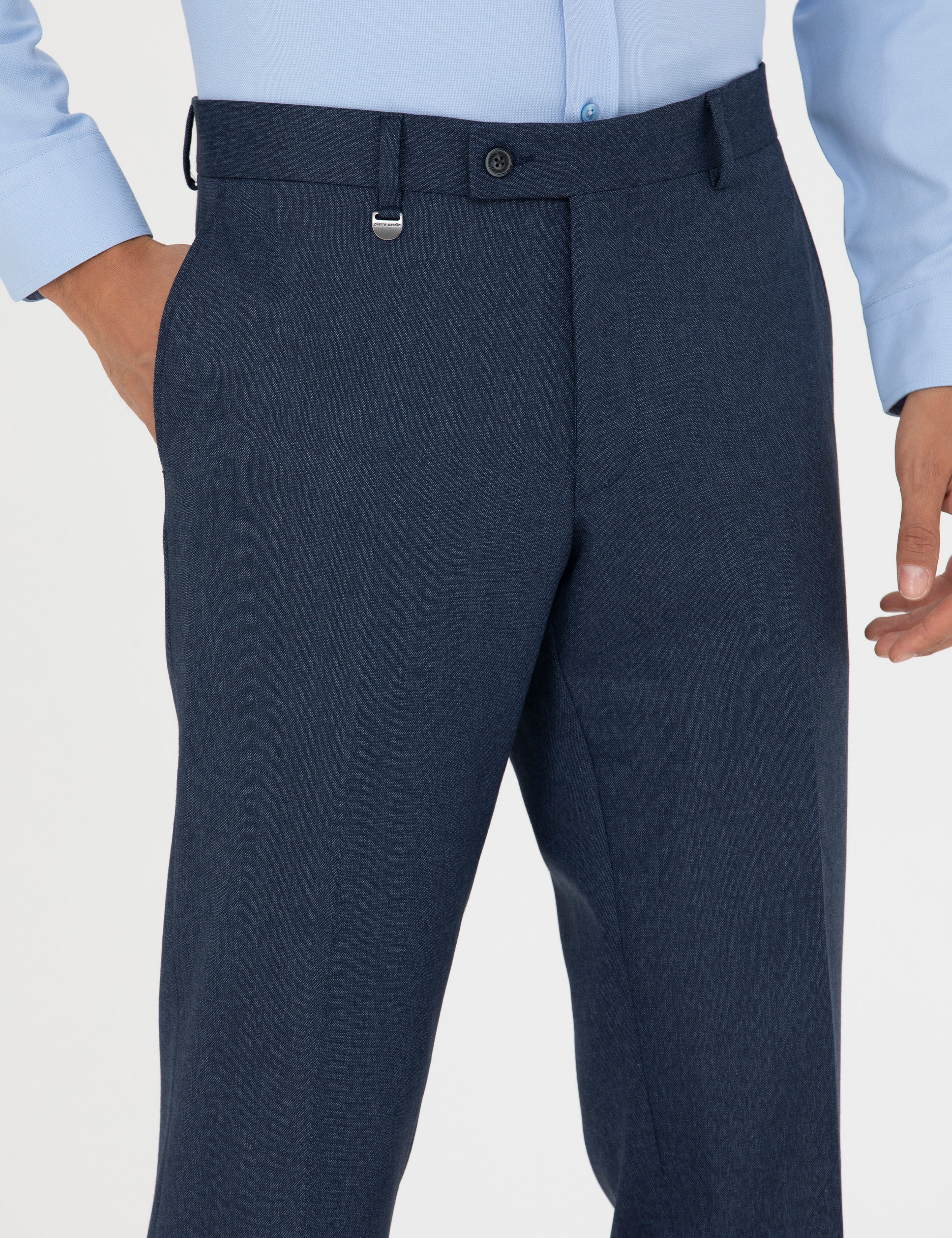 Lacivert Slim Fit Kumaş Pantolon