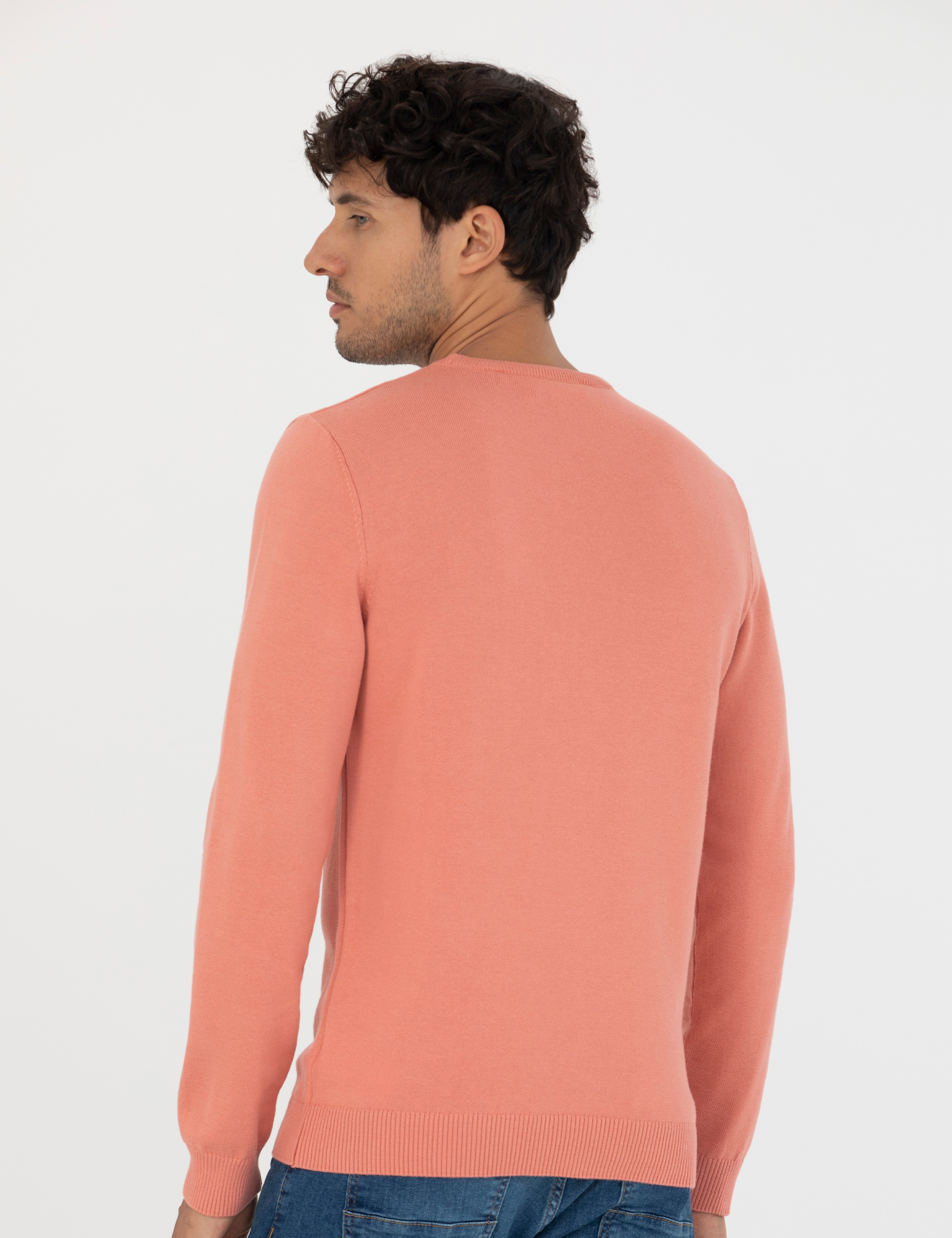 Somon Slim Fit Bisiklet Yaka Basic Triko Kazak