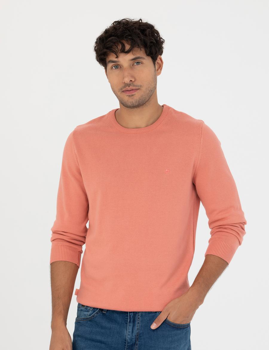 Somon Slim Fit Bisiklet Yaka Basic Triko Kazak