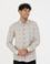 Bej Slim Fit Uzun Kollu Gömlek