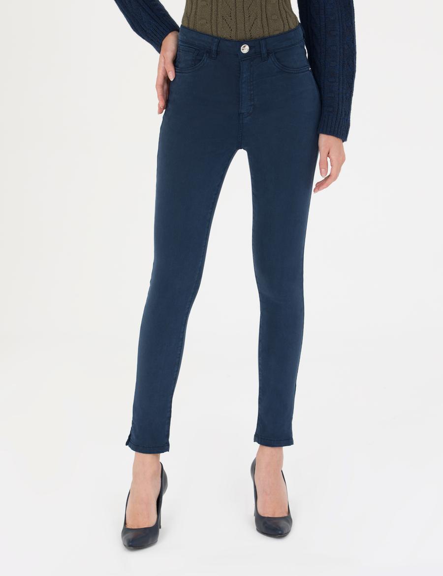 Lacivert Skinny Fit Pantolon