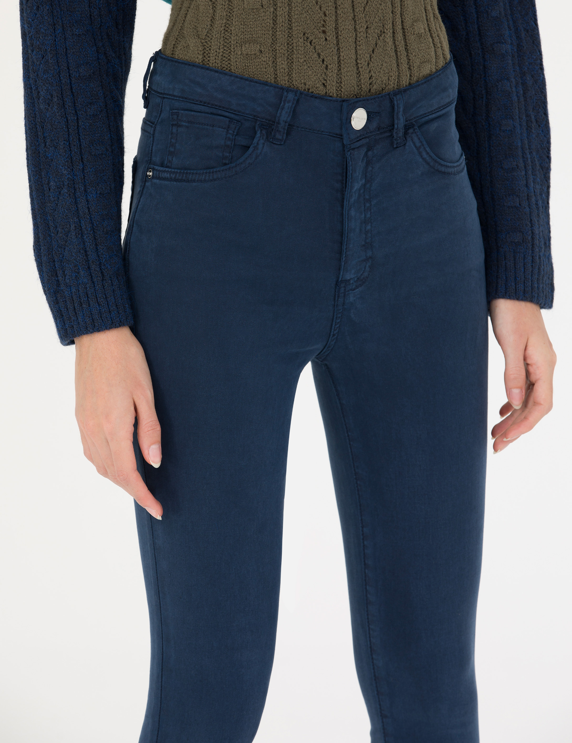 Pierre Cardin Lacivert Skinny Fit Pantolon görsel 5