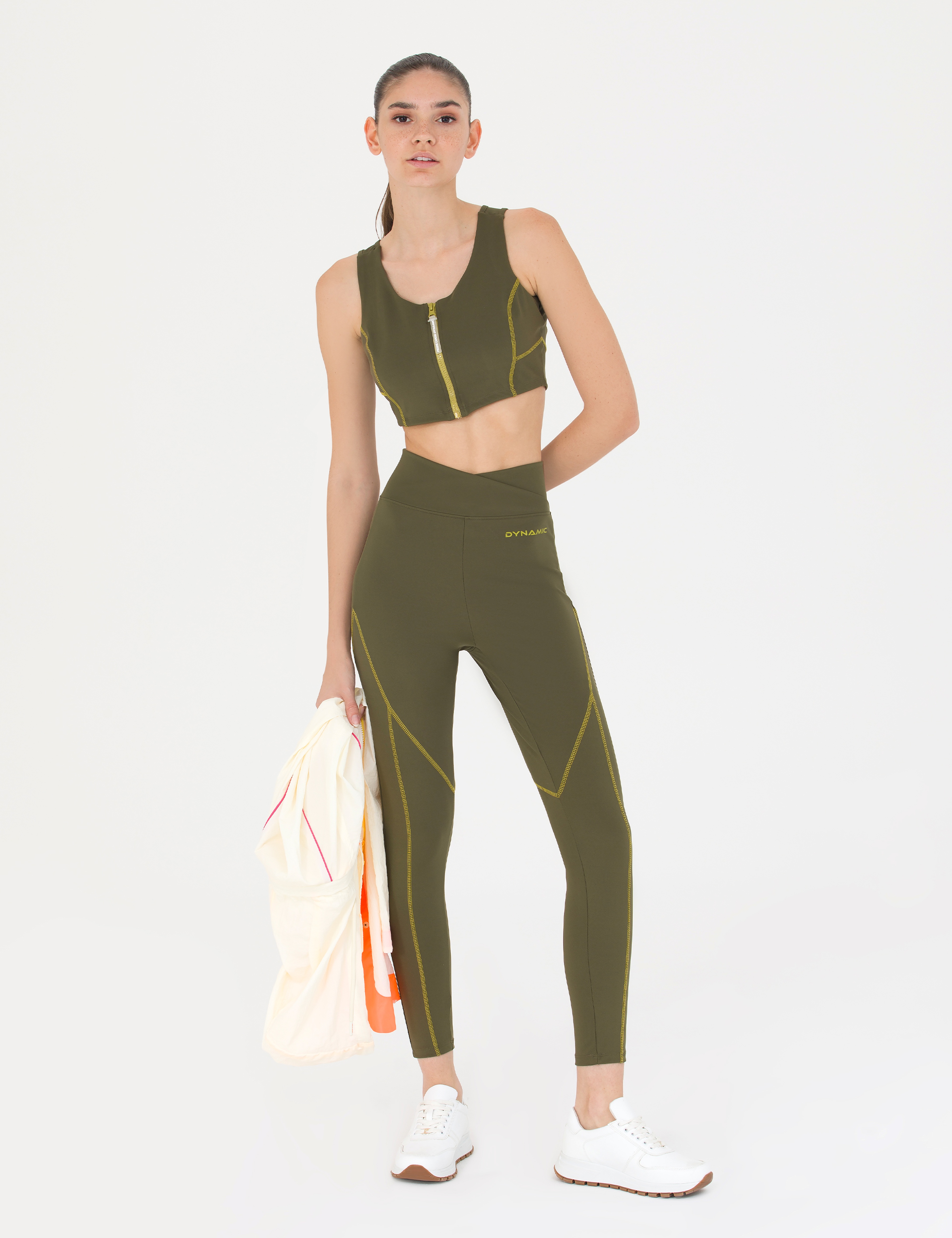 Haki Slim Fit Bustiyer