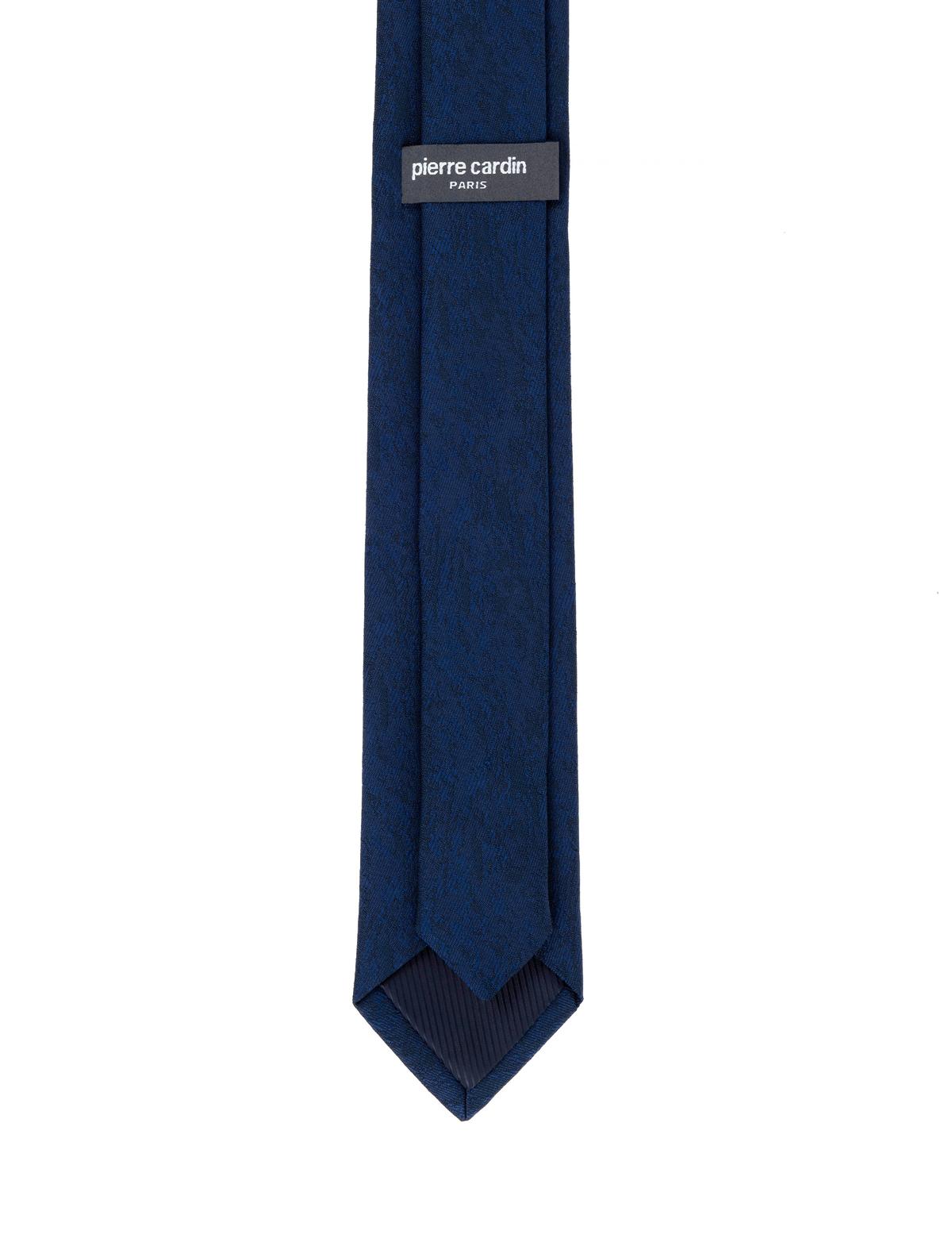 Lacivert 3'lü Kravat-Mendil-Kravat İğnesi Set - 50284572003
