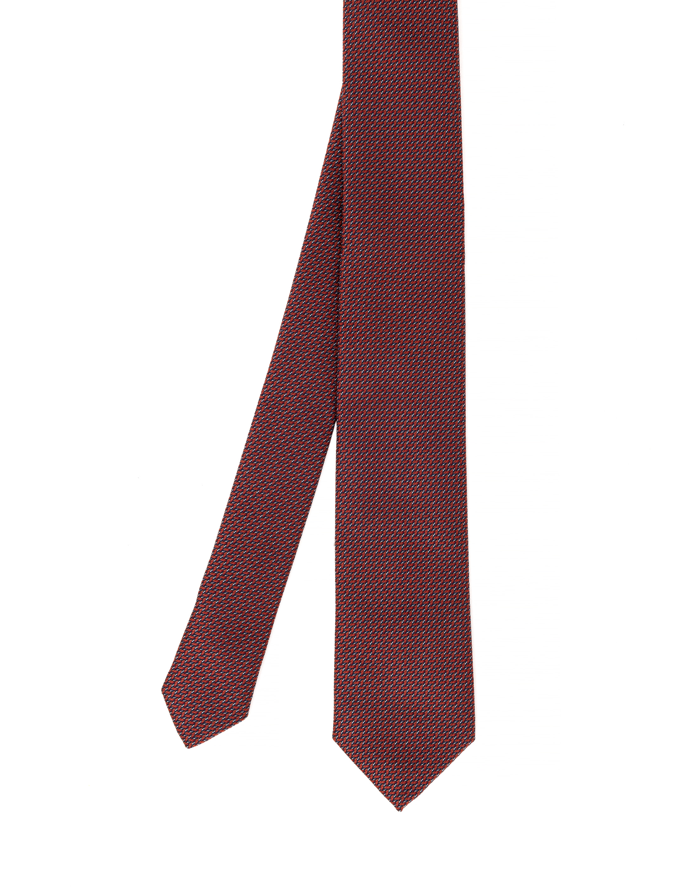 Turuncu 3'lü Kravat Mendil Set - Image 3