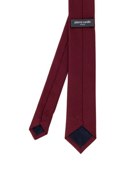 Bordo 3'lü Kravat Mendil Set - 50284575002