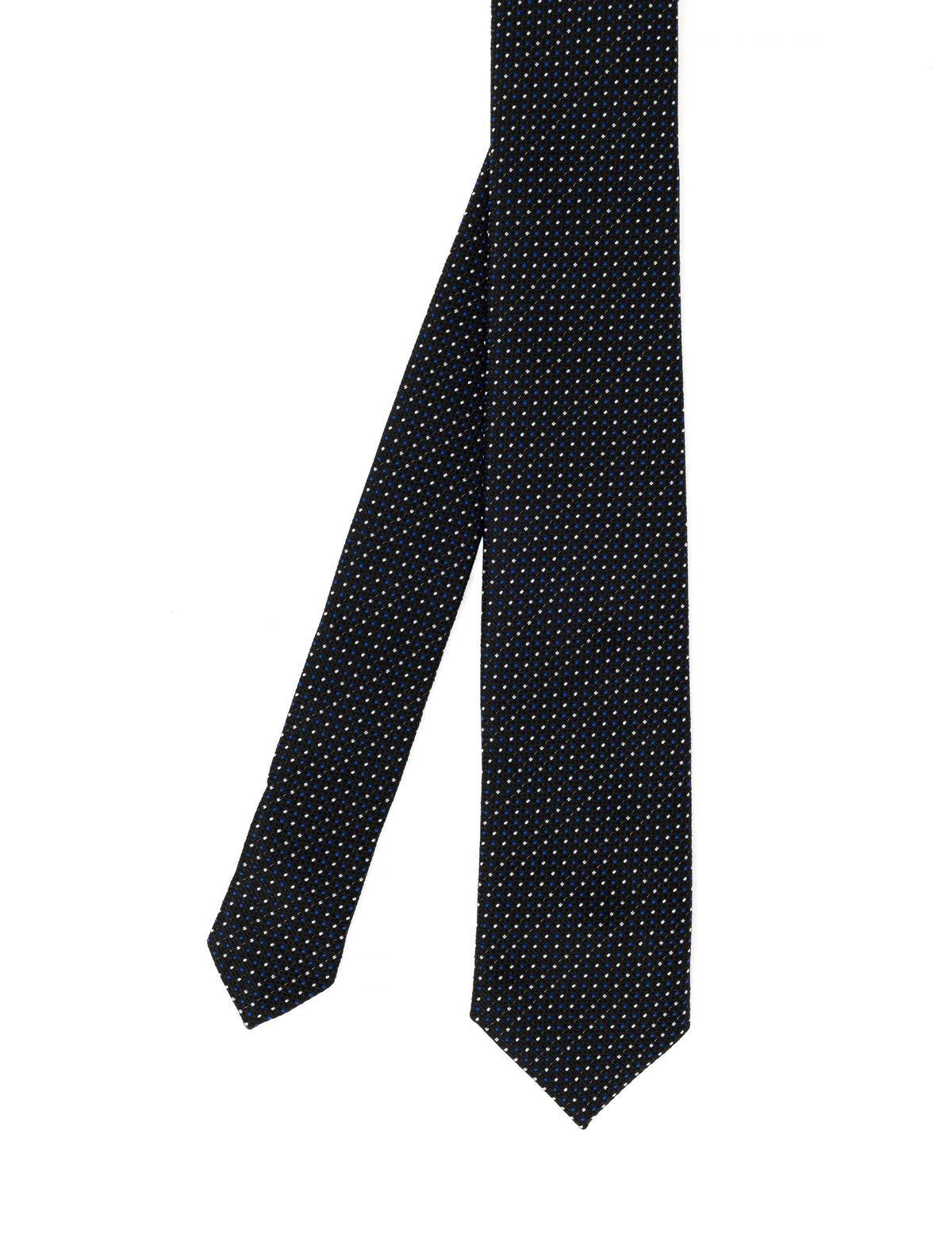 Siyah 3'lü Kravat Mendil Set - 50284581001