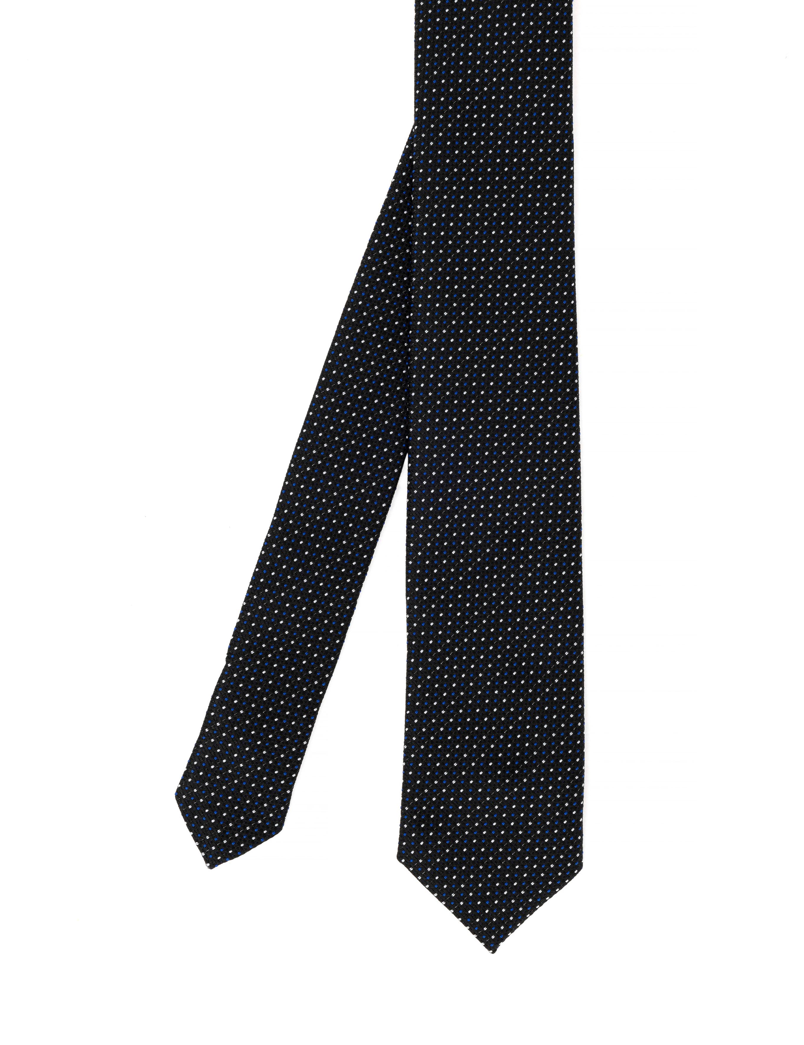 Siyah 3'lü Kravat Mendil Set