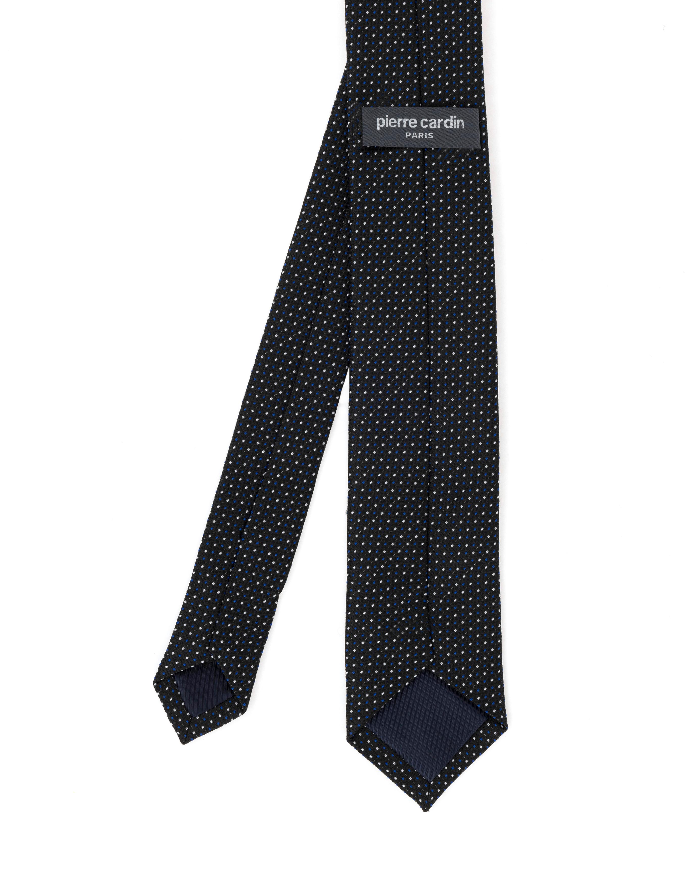 Siyah 3'lü Kravat Mendil Set