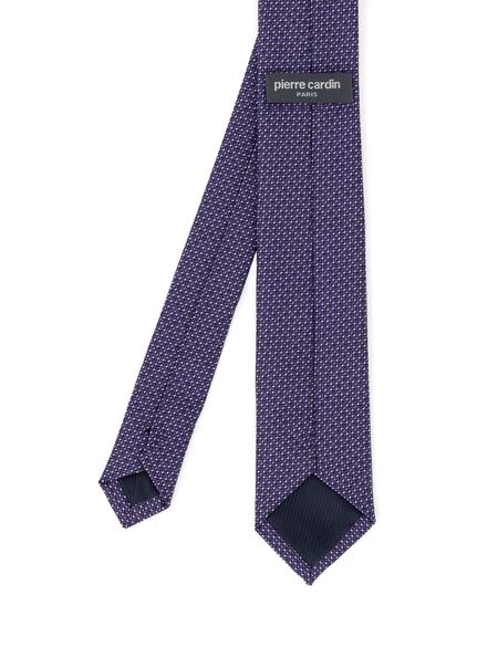 Mor 3'lü Kravat Mendil Set - 50284581003