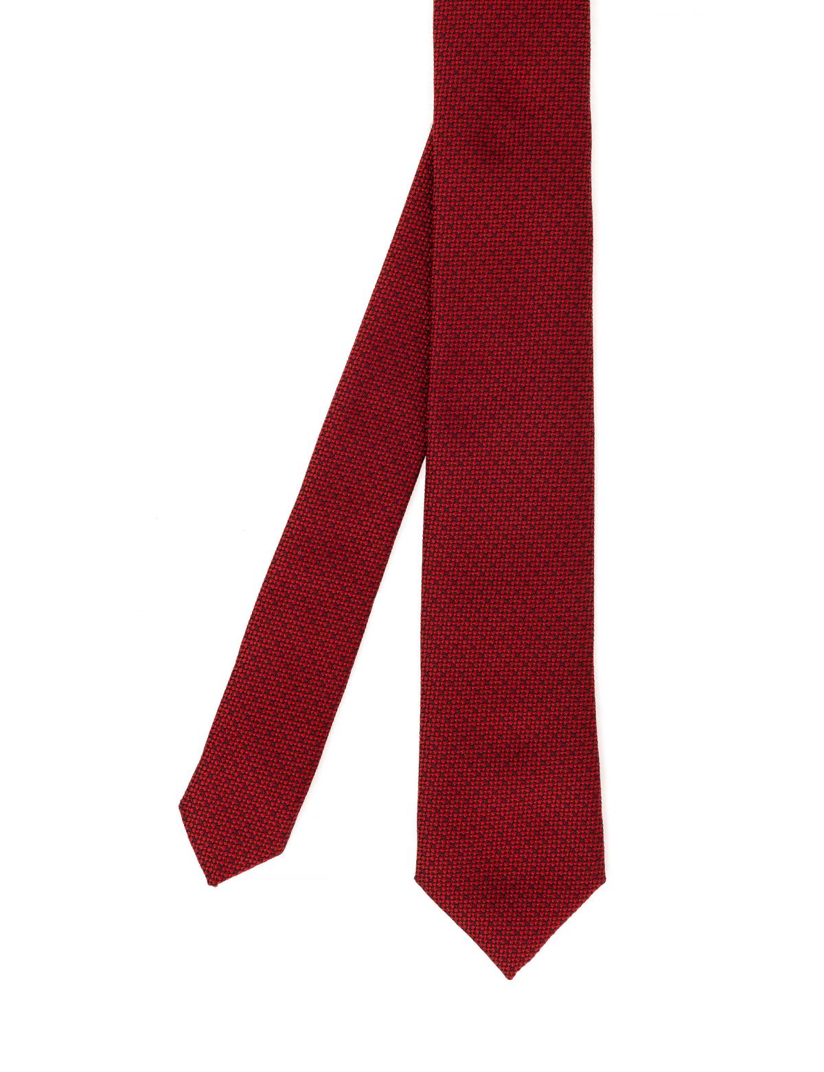 Kırmızı 3'lü Kravat Mendil Set - 50284581004