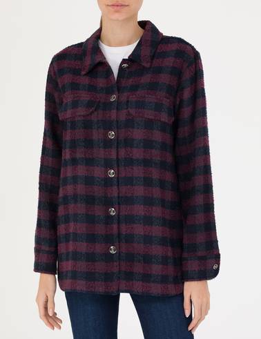 Lacivert Comfort Fit Oduncu Gömlek