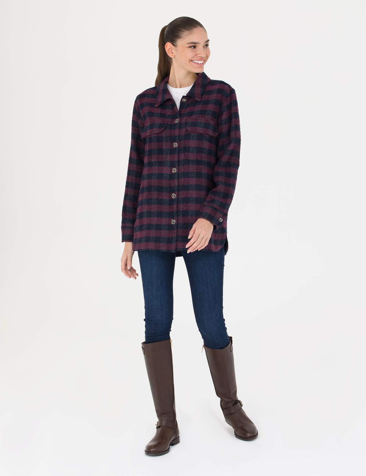 Lacivert Comfort Fit Oduncu Gömlek - 50273139012