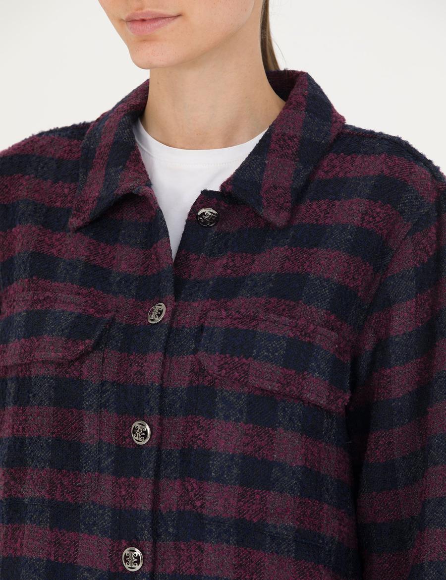 Lacivert Comfort Fit Oduncu Gömlek