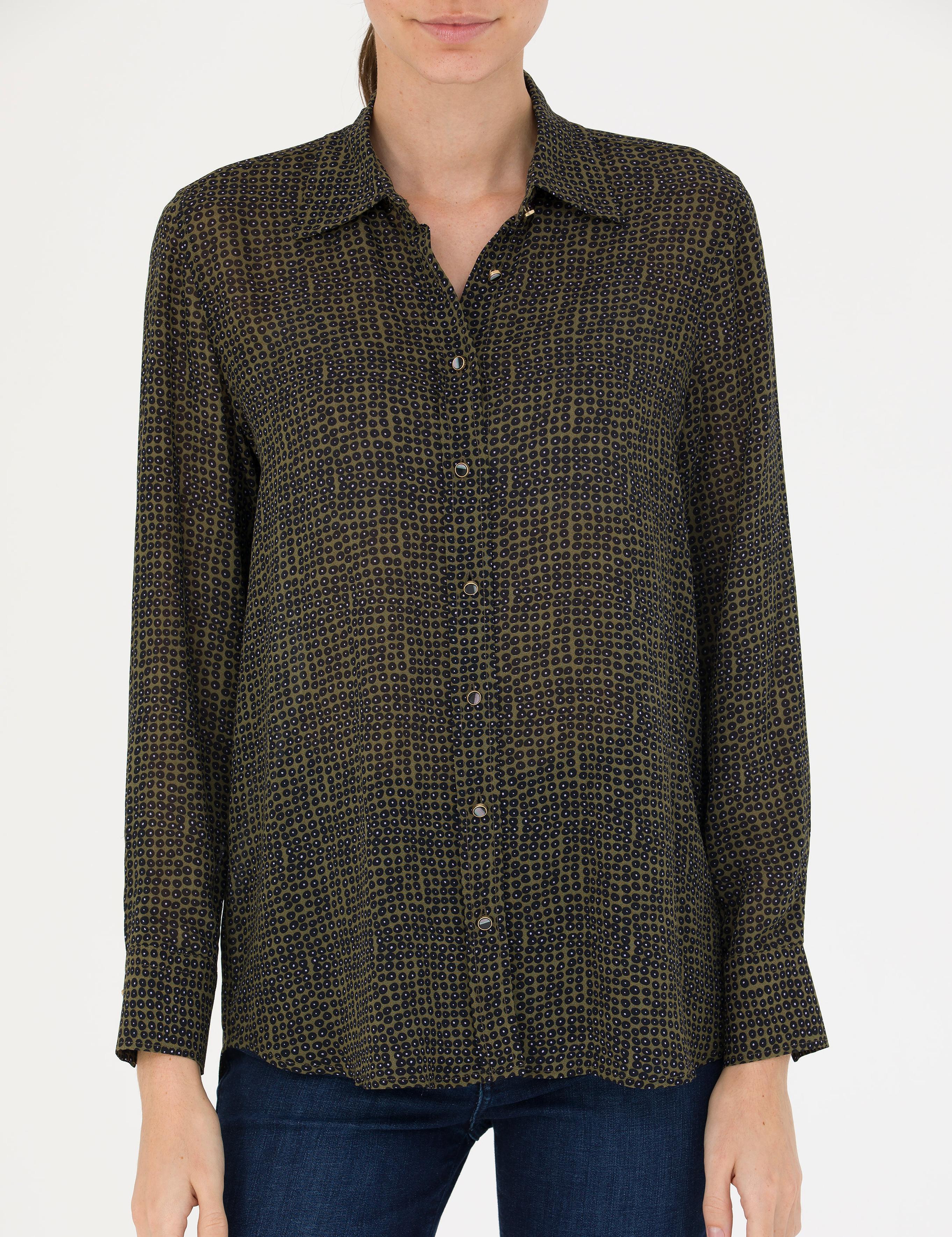 Kahverengi Comfort Fit Uzun Kollu Gömlek