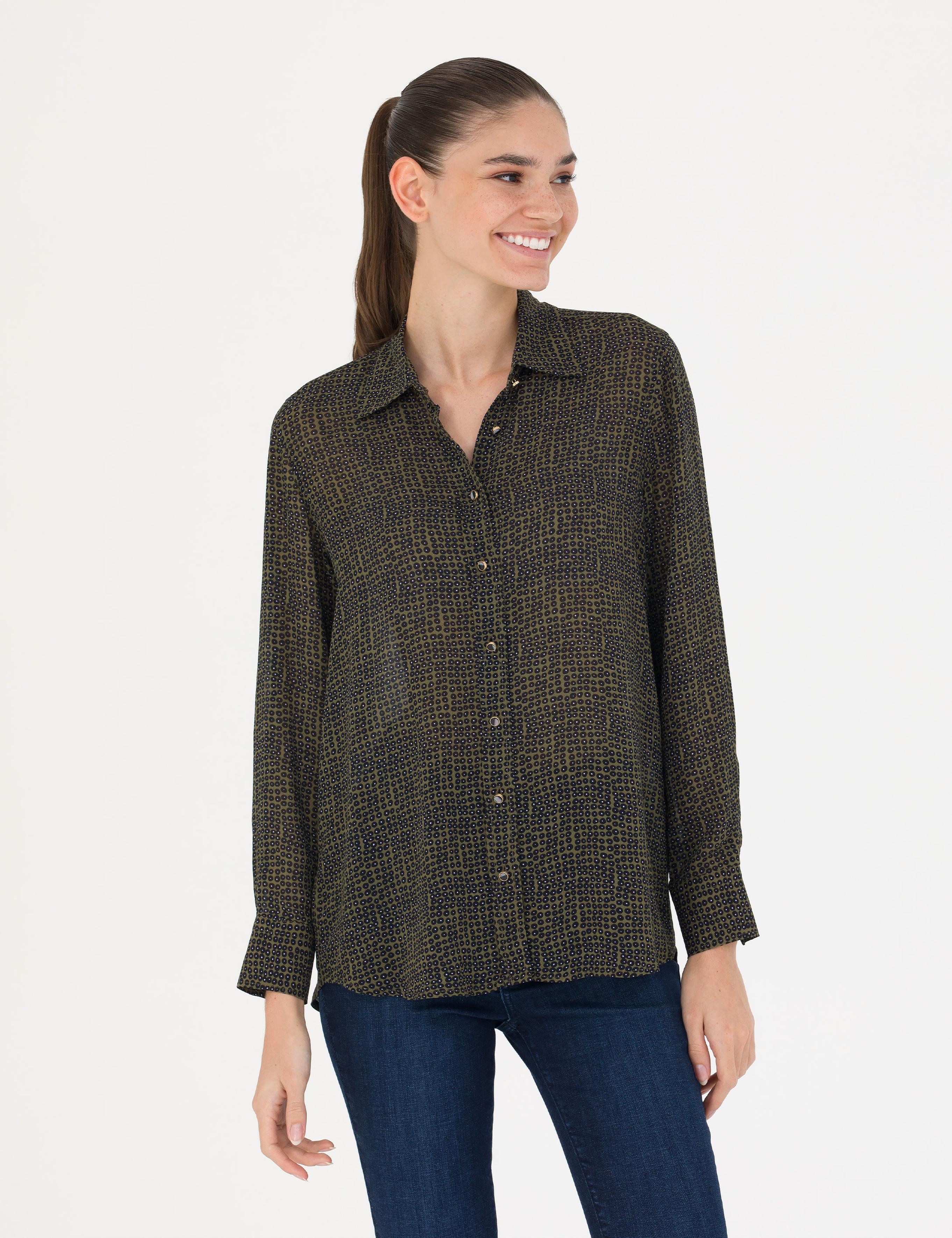 Kahverengi Comfort Fit Uzun Kollu Gömlek