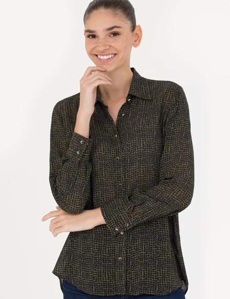 Kahverengi Comfort Fit Uzun Kollu Gömlek - 50273308001