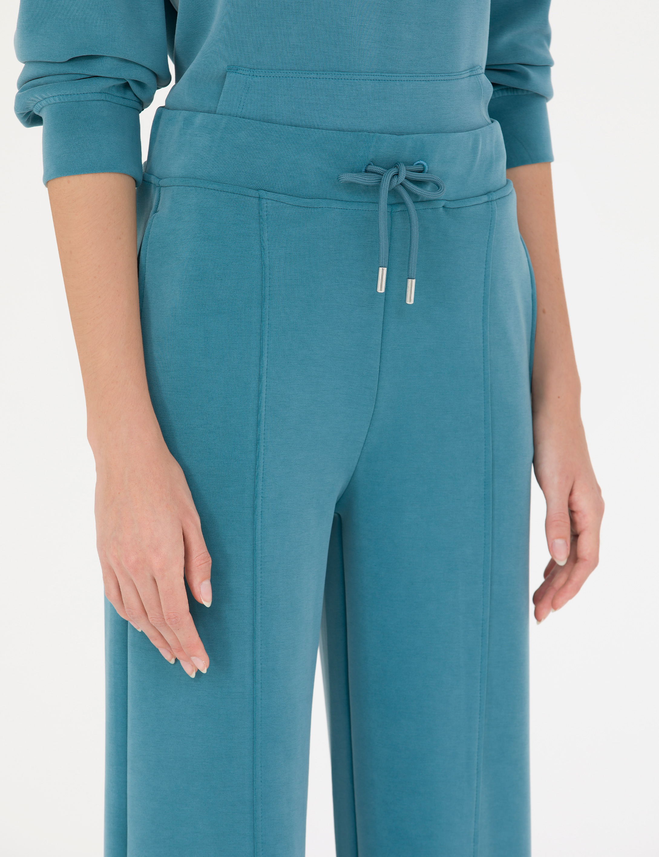 Petrol Loose Fit Eşofman Altı - Image 5