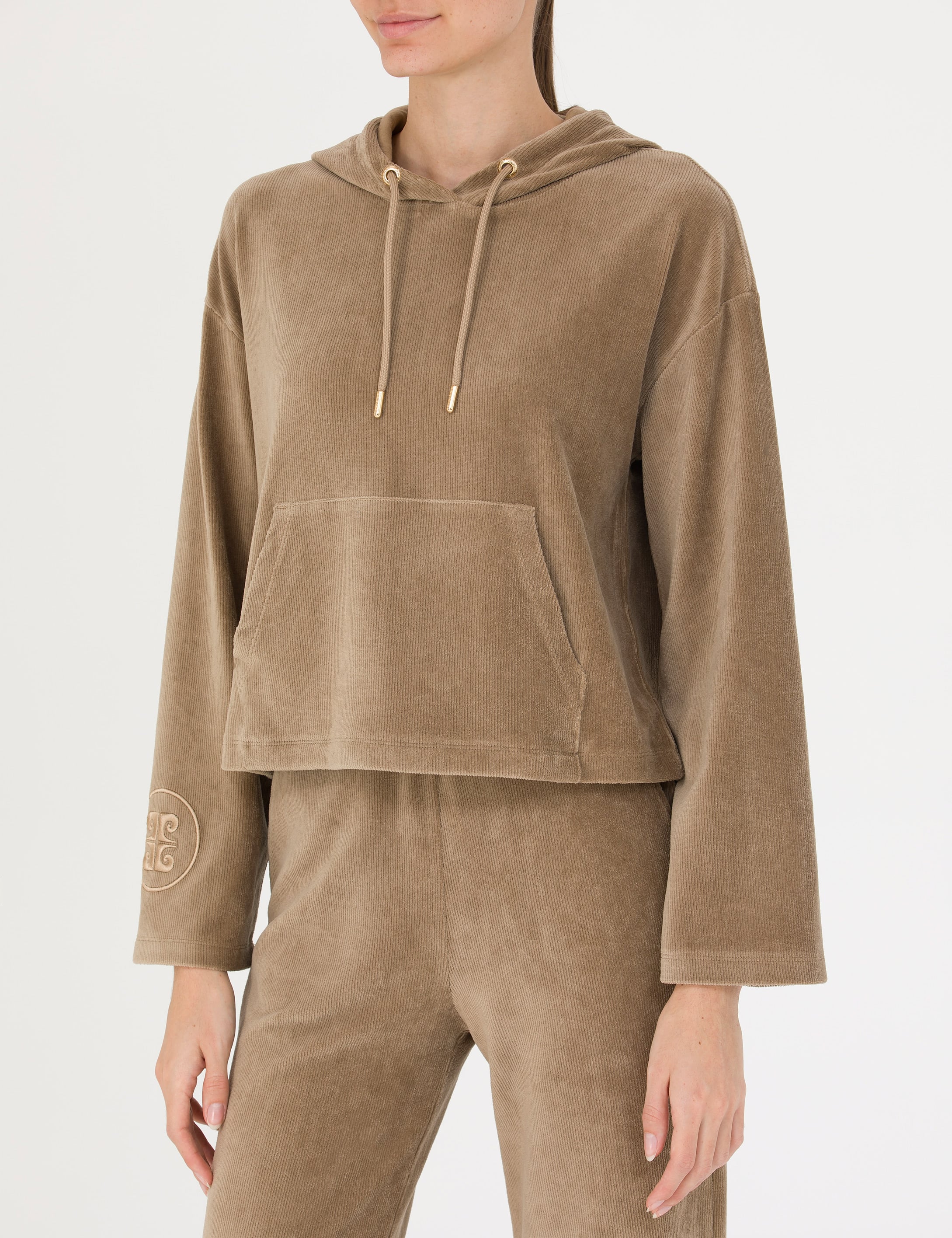 Camel Kapüşonlu Sweatshirt - Image 6